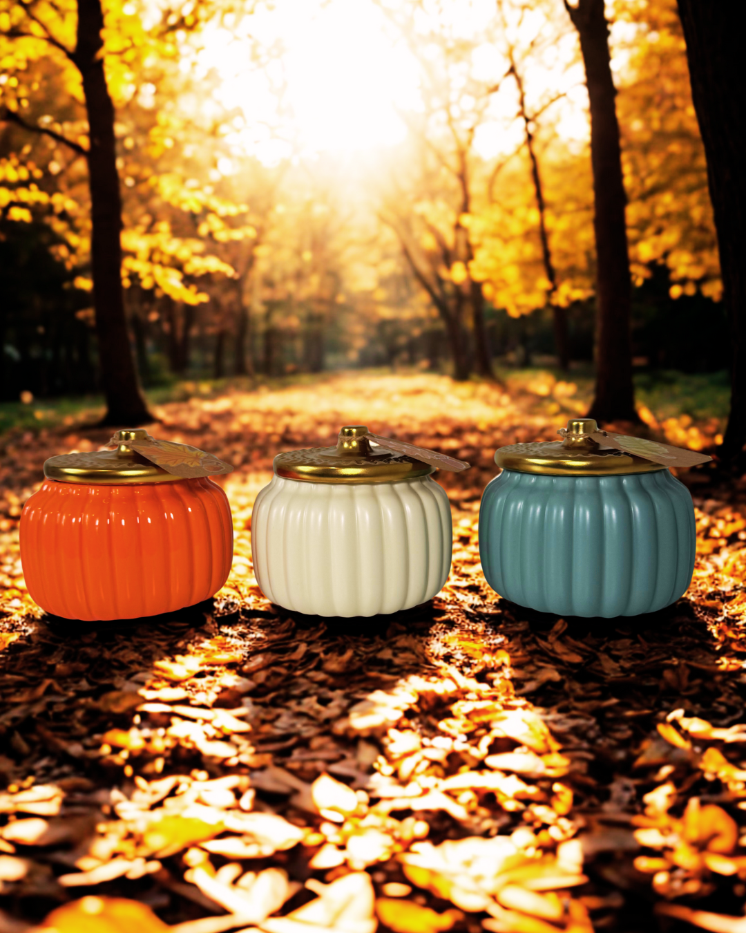 Pumpkin Collection – 3-Candle Set